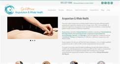 Desktop Screenshot of goldstoneacupuncture.com